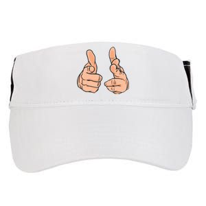 Finger Guns Adult Drive Performance Visor