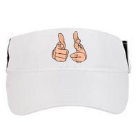 Finger Guns Adult Drive Performance Visor