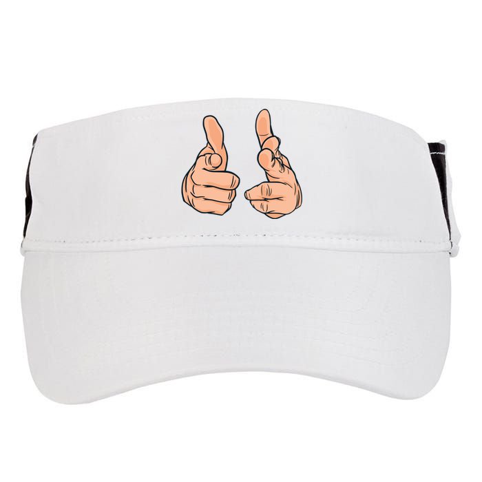 Finger Guns Adult Drive Performance Visor