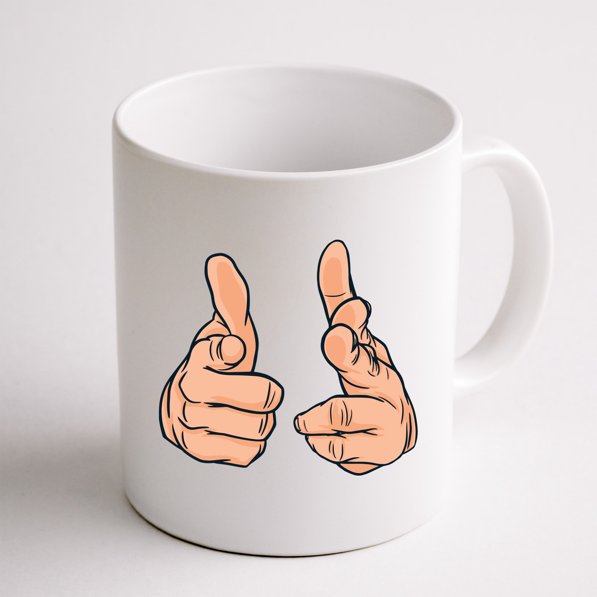 Finger Guns Mug