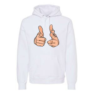 Finger Guns Premium Hoodie