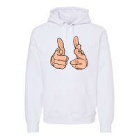 Finger Guns Premium Hoodie