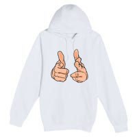 Finger Guns Premium Pullover Hoodie