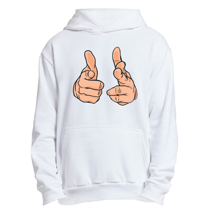 Finger Guns Urban Pullover Hoodie