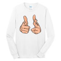 Finger Guns Tall Long Sleeve T-Shirt