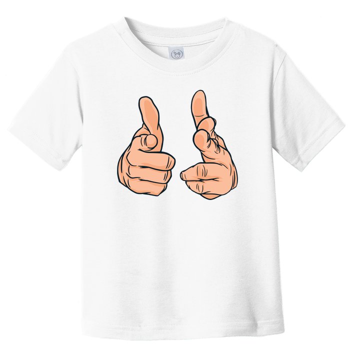 Finger Guns Toddler T-Shirt