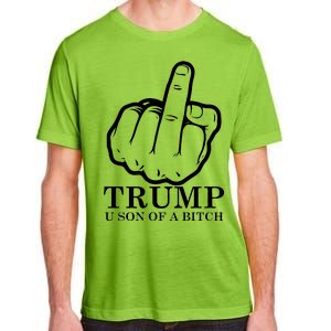 Finger Trump U Son of a B Adult ChromaSoft Performance T-Shirt