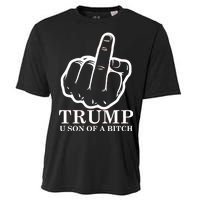 Finger Trump U Son of a B Cooling Performance Crew T-Shirt