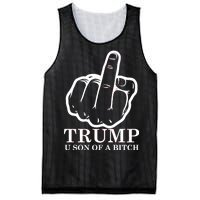 Finger Trump U Son of a B Mesh Reversible Basketball Jersey Tank