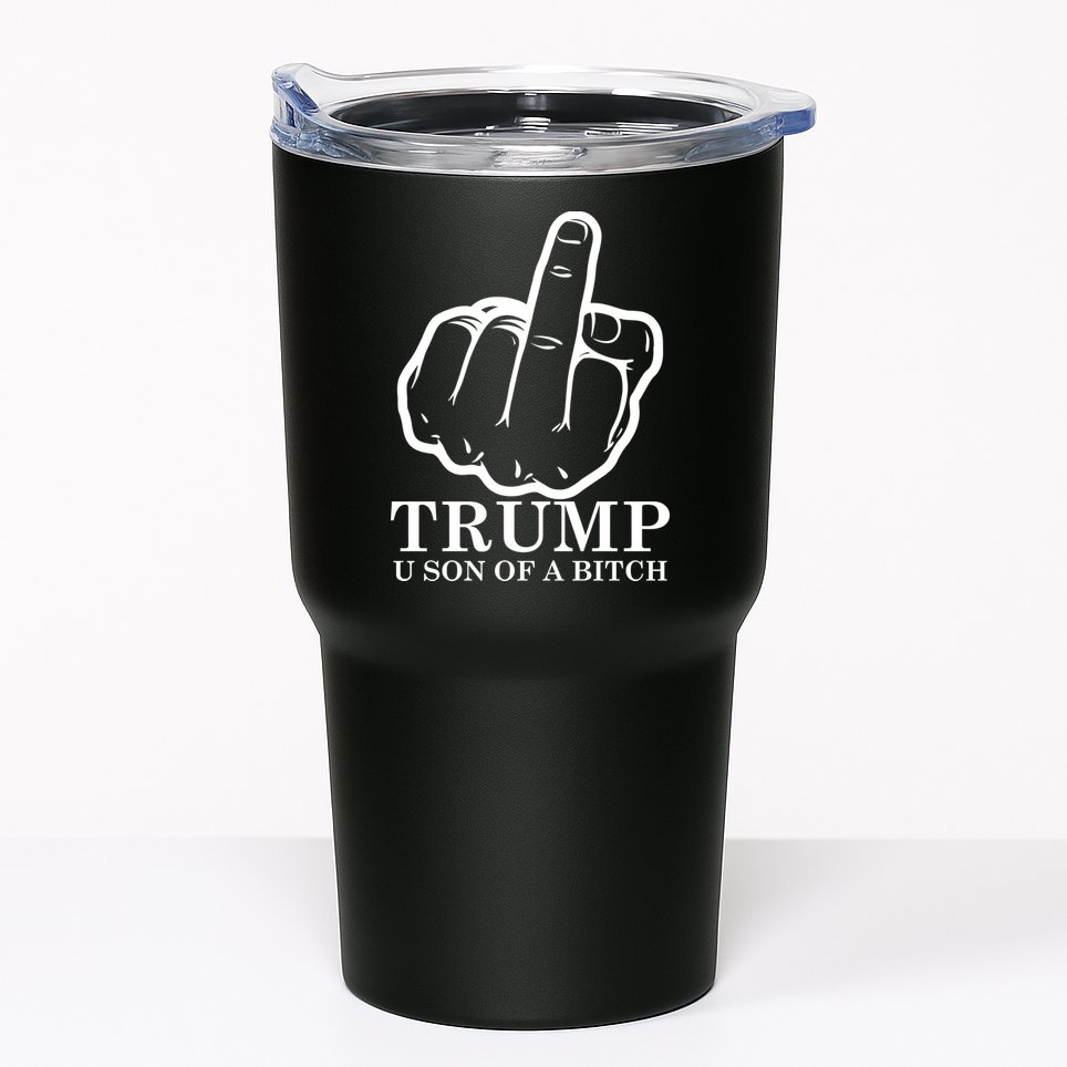 Finger Trump U Son of a B Tumbler