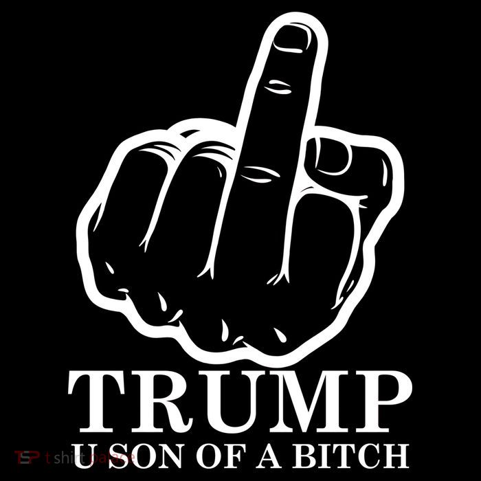 Finger Trump U Son of a B Baby Bodysuit
