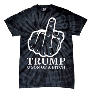 Finger Trump U Son of a B Tie-Dye T-Shirt