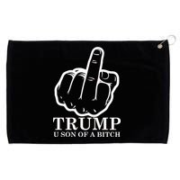 Finger Trump U Son of a B Grommeted Golf Towel