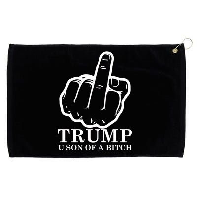 Finger Trump U Son of a B Grommeted Golf Towel