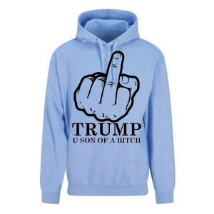 Finger Trump U Son of a B Unisex Surf Hoodie