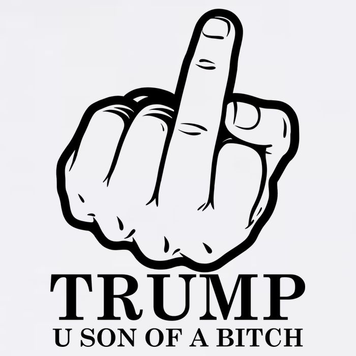 Finger Trump U Son of a B Garment-Dyed Sweatshirt