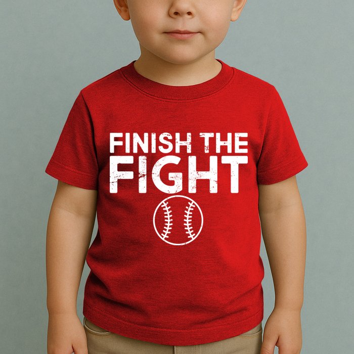 Finish The Fight Washington Baseball Toddler T-Shirt