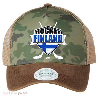 Finland Hockey Team Shield Legacy Tie Dye Trucker Hat