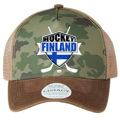 Finland Hockey Team Shield Legacy Tie Dye Trucker Hat