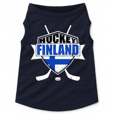 Finland Hockey Team Shield Doggie Tank