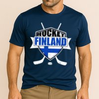 Finland Hockey Team Shield Cooling Performance Crew T-Shirt