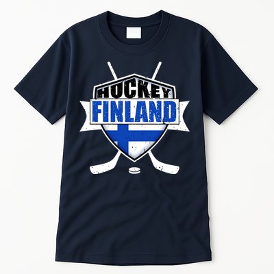 Finland Hockey Team Shield Tall T-Shirt