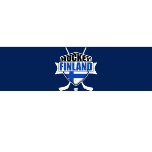 Finland Hockey Team Shield Bumper Sticker