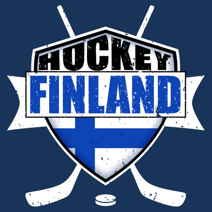 Finland Hockey Team Shield 7-Panel Snapback Hat