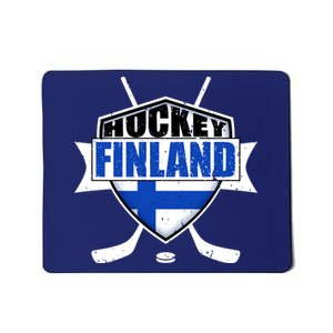 Finland Hockey Team Shield Mousepad