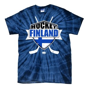 Finland Hockey Team Shield Tie-Dye T-Shirt