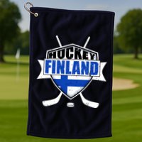 Finland Hockey Team Shield Golf Towel