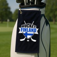 Finland Hockey Team Shield Golf Towel