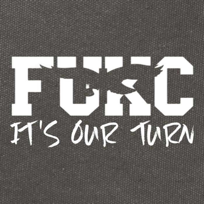 Fukc ItS Our Turn Funny Sarcastic Quote Cotton Canvas Backpack