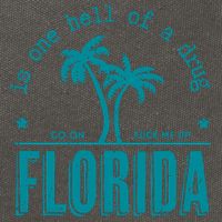 Florida Is One Hell Of A Drug Taylor Lyrics Ttpd Cotton Canvas Backpack