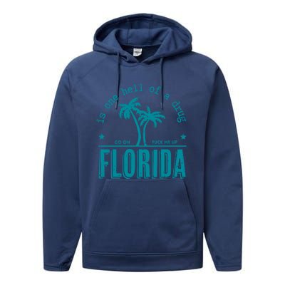 Florida Is One Hell Of A Drug Taylor Lyrics Ttpd Performance Fleece Hoodie