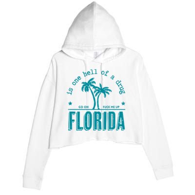 Florida Is One Hell Of A Drug Taylor Lyrics Ttpd Crop Fleece Hoodie