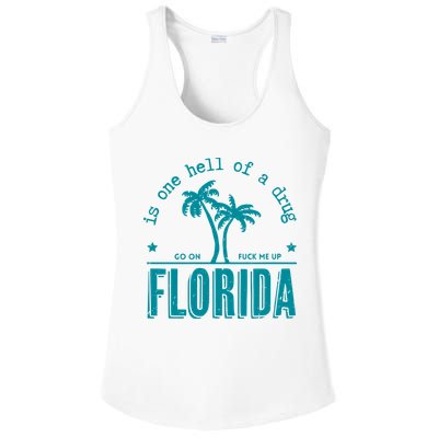 Florida Is One Hell Of A Drug Taylor Lyrics Ttpd Ladies PosiCharge Competitor Racerback Tank