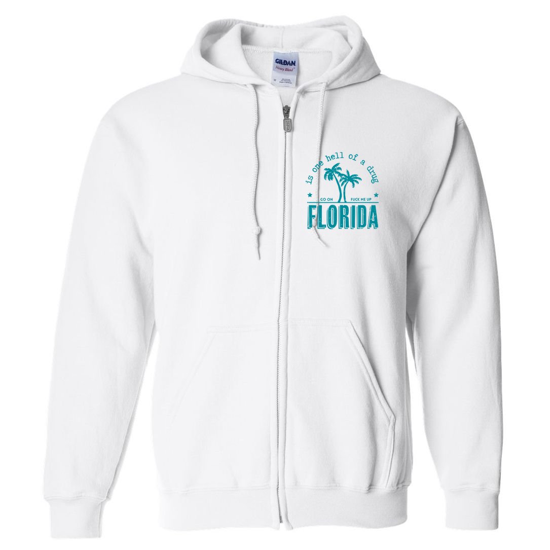 Florida Is One Hell Of A Drug Taylor Lyrics Ttpd Full Zip Hoodie