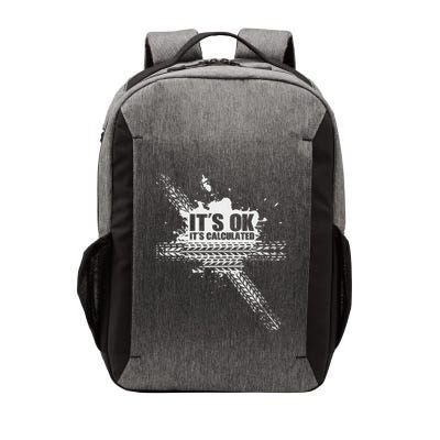 Funny ItS Ok ItS Calculated Rocket Video Game Tire Vector Backpack