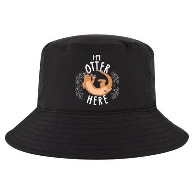Funny I'm Otter Here Cool Comfort Performance Bucket Hat