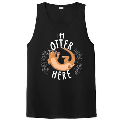 Funny I'm Otter Here PosiCharge Competitor Tank