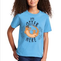 Funny I'm Otter Here Kids T-Shirt