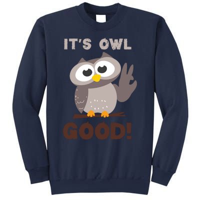 Funny Its Owl Good Birthday Gift For Owl Lovers Sweatshirt