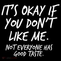 Funny Its Okay If You Dont Like Me Pom Pom 12in Knit Beanie