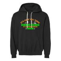 Funny It's Ok If You Think Golf Is Boring It's A Smart Person Sport Garment-Dyed Fleece Hoodie