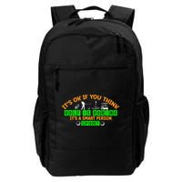 Funny It's Ok If You Think Golf Is Boring It's A Smart Person Sport Backpack