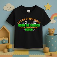 Funny It's Ok If You Think Golf Is Boring It's A Smart Person Sport Toddler T-Shirt