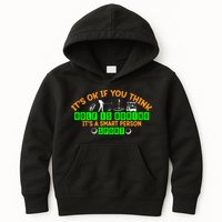 Funny It's Ok If You Think Golf Is Boring It's A Smart Person Sport Kids Hoodie