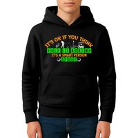 Funny It's Ok If You Think Golf Is Boring It's A Smart Person Sport Kids Hoodie