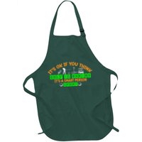 Funny It's Ok If You Think Golf Is Boring It's A Smart Person Sport Apron